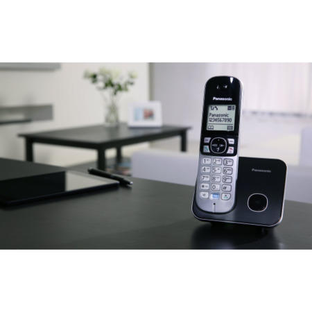Panasonic KX-TG6812EB Cordless Telephone - Twin