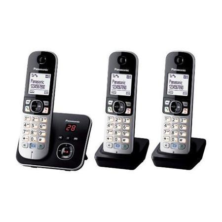 Panasonic KX-TG6823EB Cordless Telephone with Answer Machine - Trio