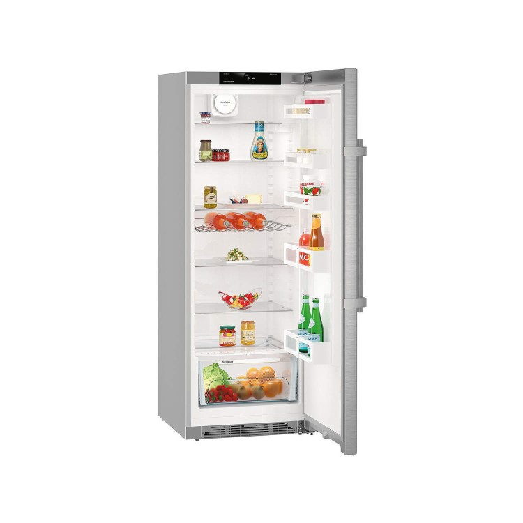 Liebherr KEF3710 60cm Wide Freestanding Larder Fridge - Stainless Steel