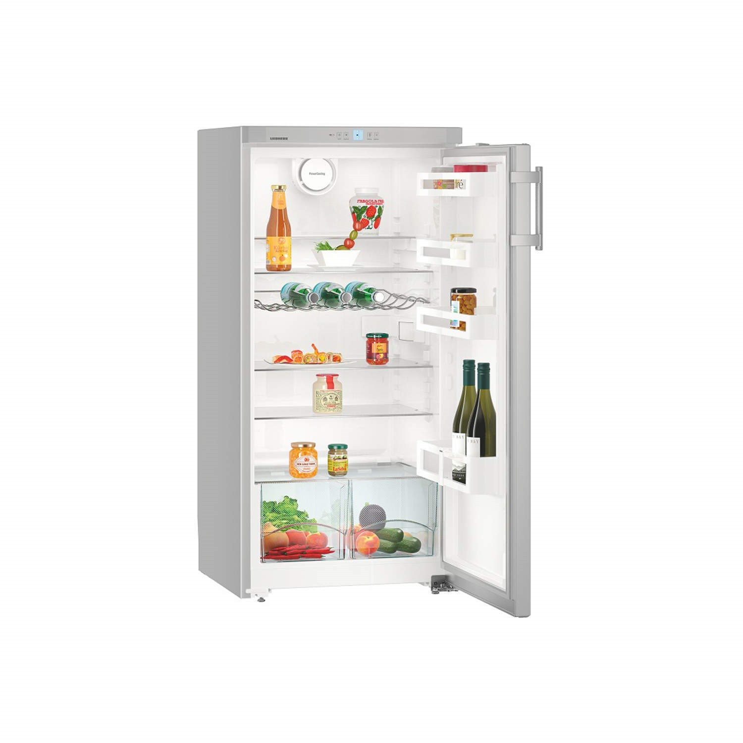Liebherr Ksl2630 60cm Wide Freestanding Larder Fridge Silver Appliances Direct
