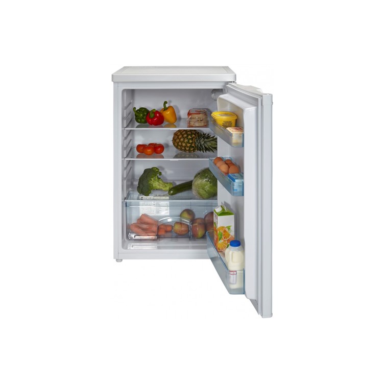 White Knight L130H 55cm Wide Freestanding Under Counter Larder Fridge - White