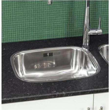 Single Bowl Chrome Stainless Steel Kitchen Sink  - Reginox 