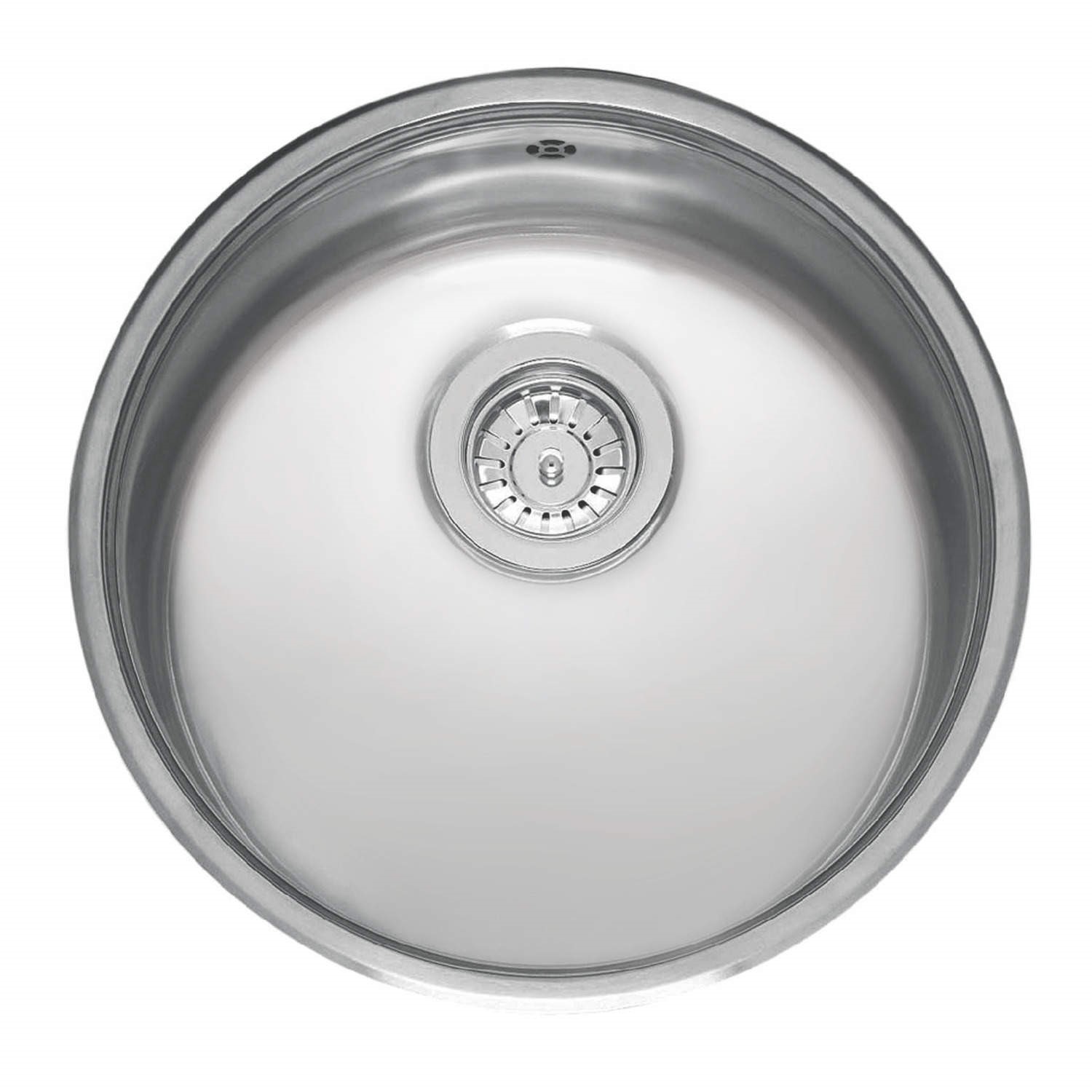 Reginox L18390okg Round 1 0 Bowl Integrated Stainless Steel Sink