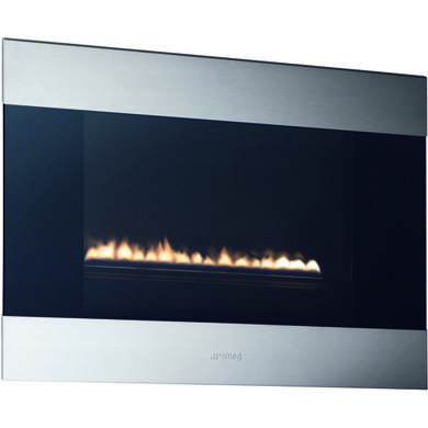 Smeg L23CL Classic Landscape Natural Gas Wall Fire in Stainless Steel