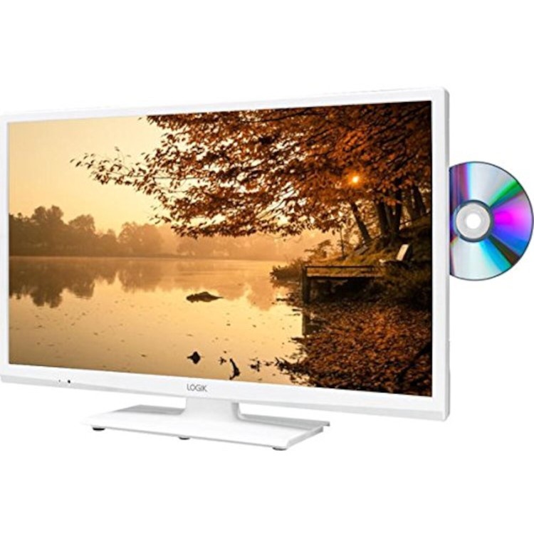 GRADE A1 - Logik L24HEDW15 24" LED TV With built in DVD Player - White