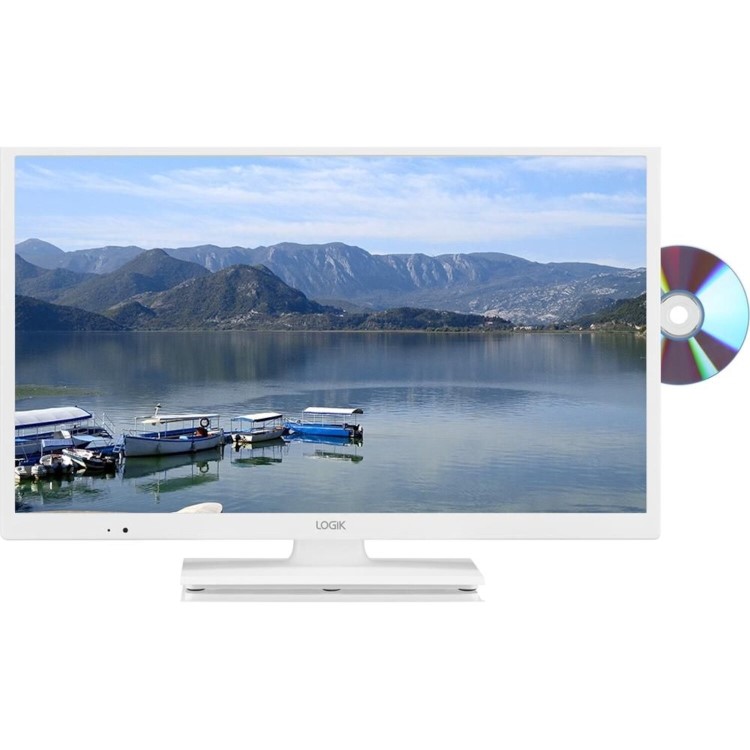 GRADE A1 - Logik L24HEDW18 24" LED TV With built in DVD Player - White