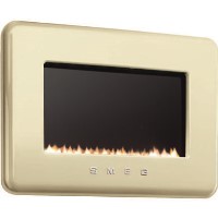 Smeg L30FABCR 50s Retro Style Natural Gas Wall Fire in Cream