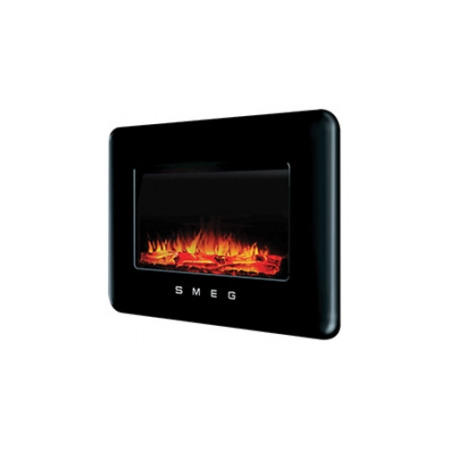 Smeg L30FABEBL 50's Style Electric Landscape Fire Black | Appliances Direct
