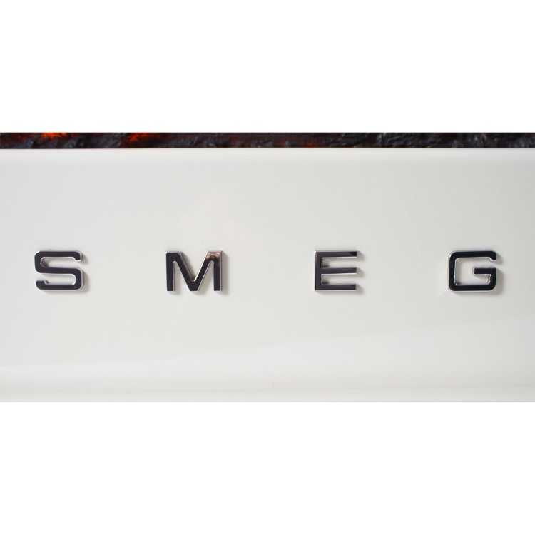 Smeg Modern Wall Mount Electric Fire - Cream