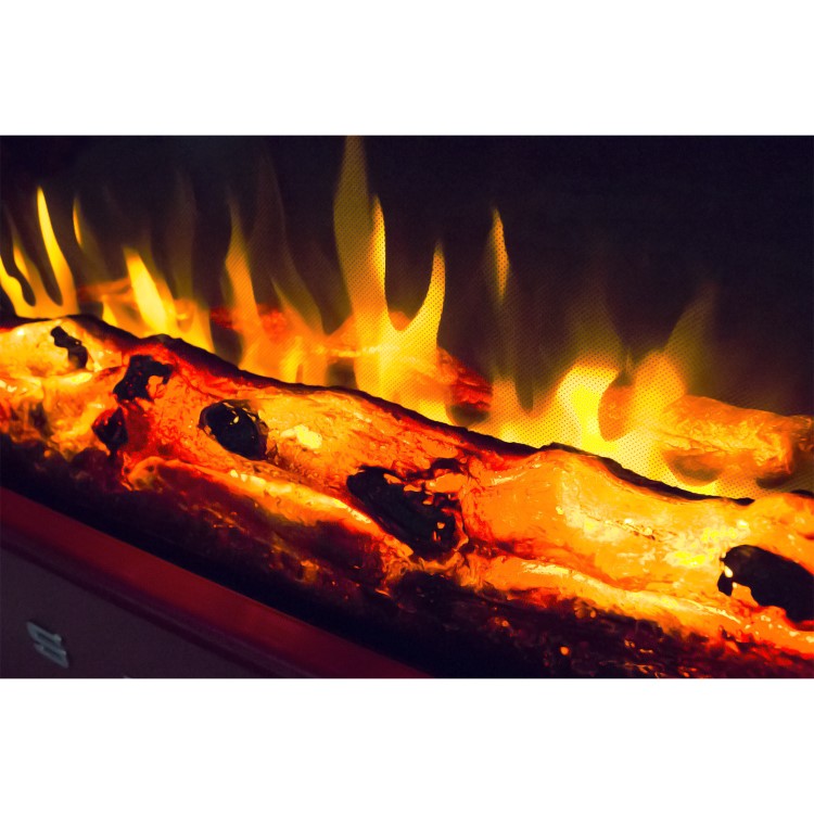Smeg Modern Wall Mounted Electric Fire - Red Retro Style