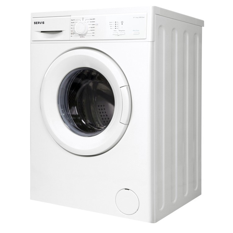 Servis L510W 5kg 1000rpm Freestanding Washing Machine - White