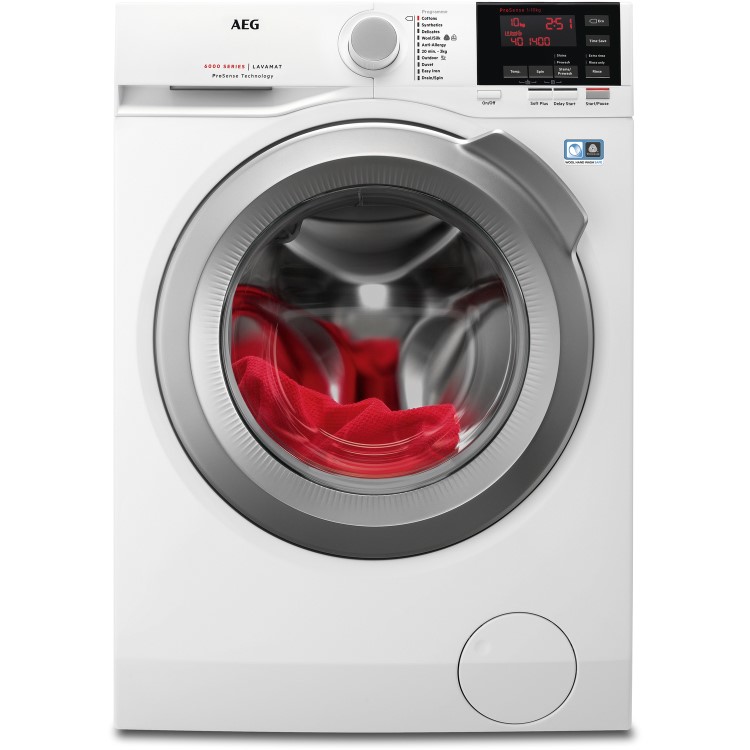 GRADE A3 - AEG L6FBG142R 6000 Series 10kg 1400rpm Freestanding Washing Machine-White