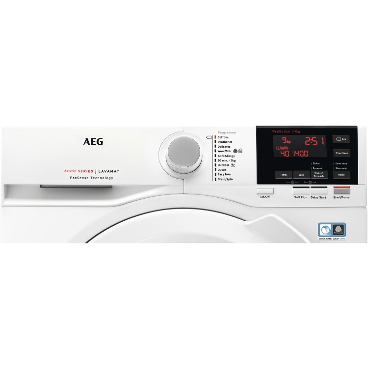 AEG L6FBG941R 6000 Series 9kg 1400rpm Freestanding Washing Machine - White
