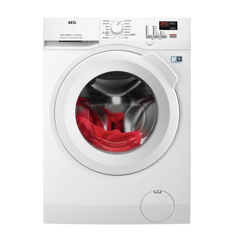 Refurbished AEG 6000 Series L6FBK941B Freestanding 9KG 1400 Spin Washing Machine White