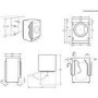 Refurbished AEG L7WE7631BI Integrated 7/4KG 1500 Spin Washer Dryer