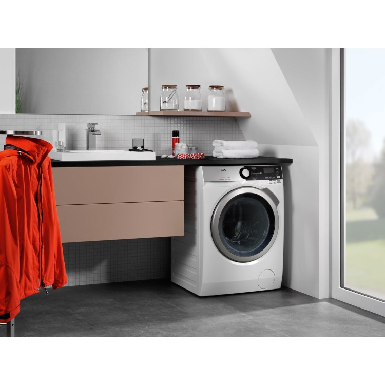 GRADE A2 - AEG L7WEE965R 7000 Series 9kg Wash 6kg Dry 1600rpm Freestanding Washer Dryer-White