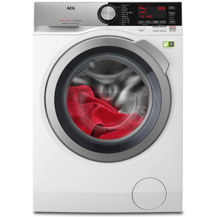 AEG L8FEC946R 8000 Series 9kg 1400rpm Freestanding Washing Machine - White