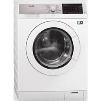 AEG L98480FL Freestanding Washing Machine in Stainless steel with antifingerprint