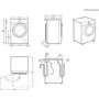 AEG L9FSC949R 9kg 1400rpm Freestanding Washing Machine With Steam Refresh - White