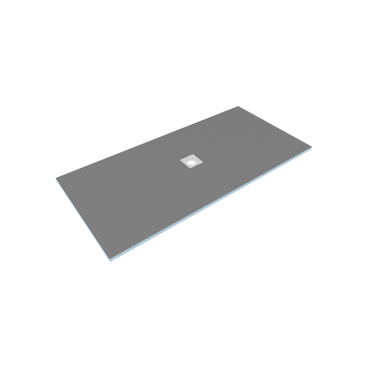 1700 x 800mm Wet Room Shower Tray Formers (Tile-Ready Boards) with Square Waste
