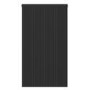 Black Designer Fluted Vertical Radiator 800 x 440mm - Laguna