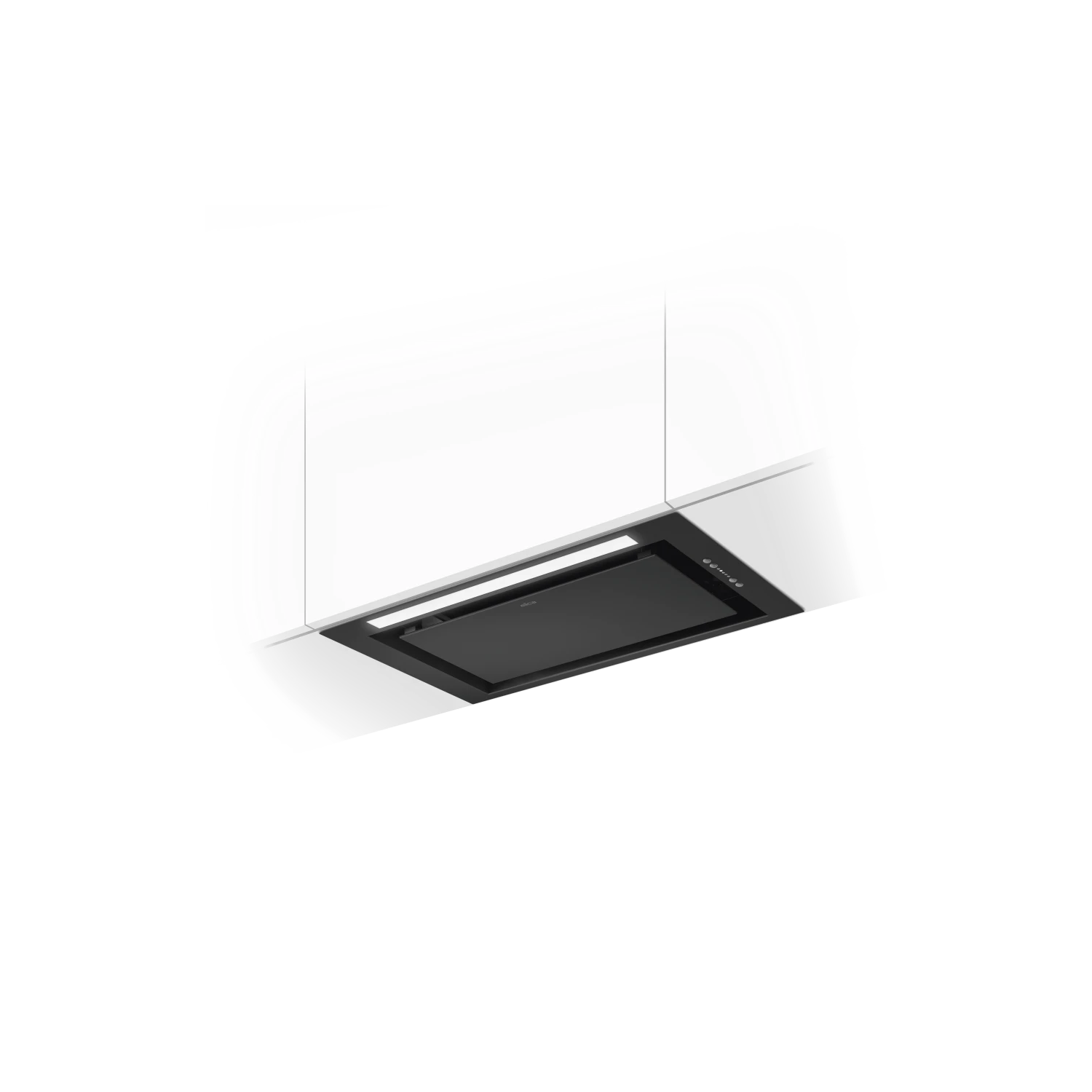 Elica LANE 60 BLK 51cm Lane Canopy Hood – MATTE BLACK
