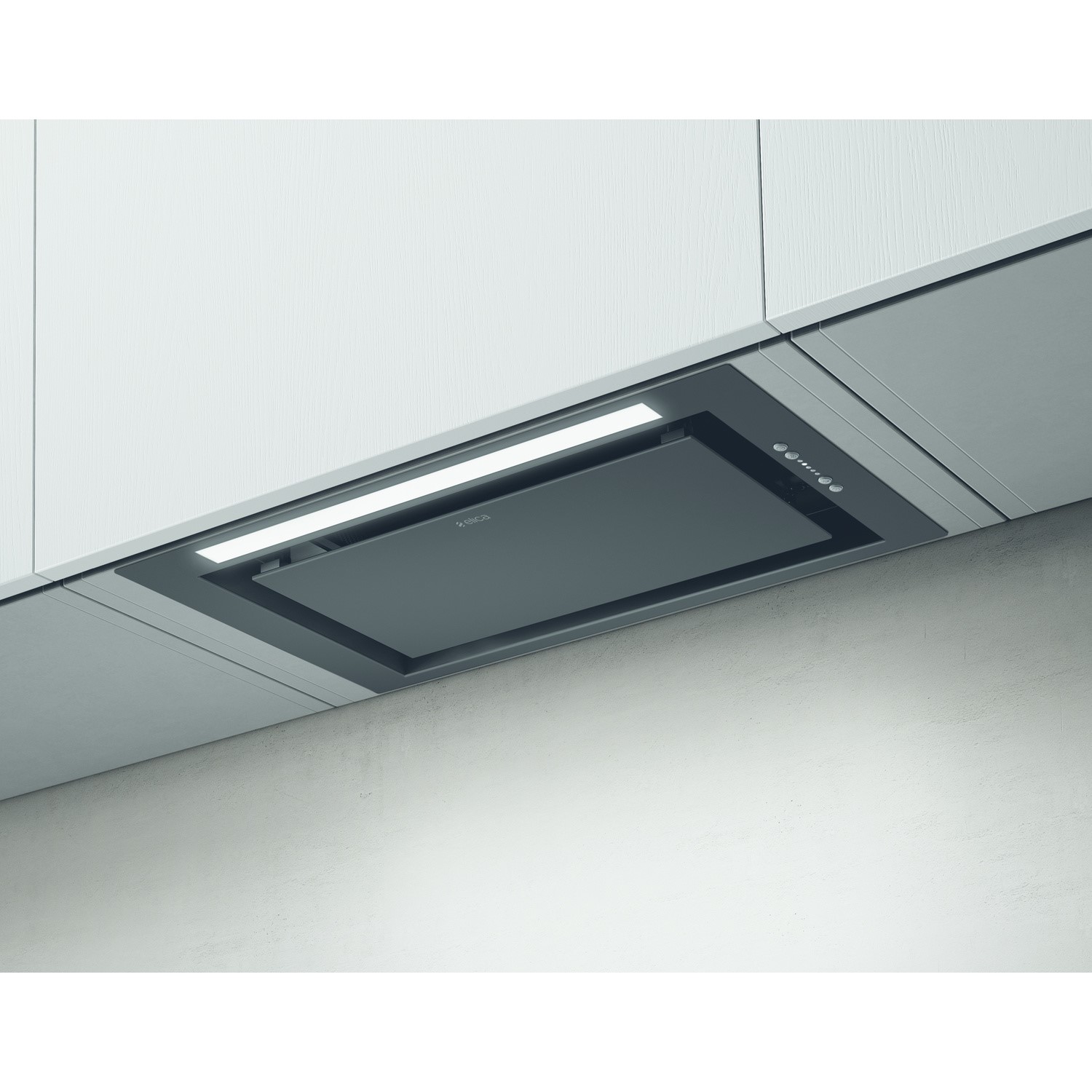Elica LANE-80-BLK Lane 72cm Canopy Cooker Hood - Black