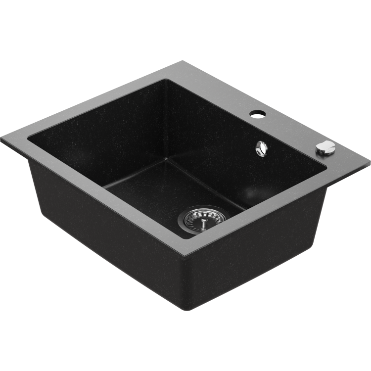 Single Bowl Inset Composite Sink with Tap Deck 565 x 500mm  - Laurie