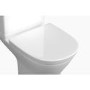 White Round Soft Close Toilet Seat With Quick Release - Laurel
