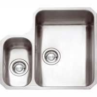 Franke LAX160L Undermount 1.5 Bowl Stainless Steel Sink with Left Hand Small Bowl