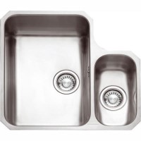 Franke LAX160R Undermount One and a Half Bowl Stainless Steel Sink with Right Hand Small Bowl