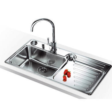 Franke LAX614R Largo Single Bowl Right Hand Drainer Sink