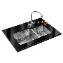 Franke LAX_120-45-30DP Largo Undermount Double Bowl Sink and Tap Designer Pack