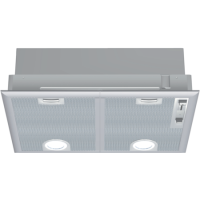 Refurbished Siemens iQ300 LB55565GB 53cm Canopy Cooker Hood Silver Metallic