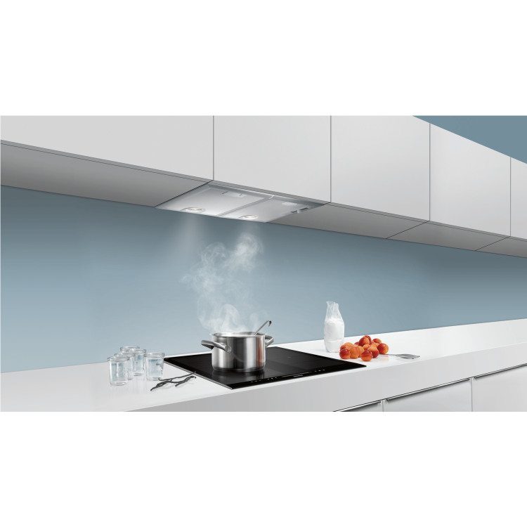 Refurbished Siemens iQ300 LB55565GB 53cm Canopy Cooker Hood Silver Metallic