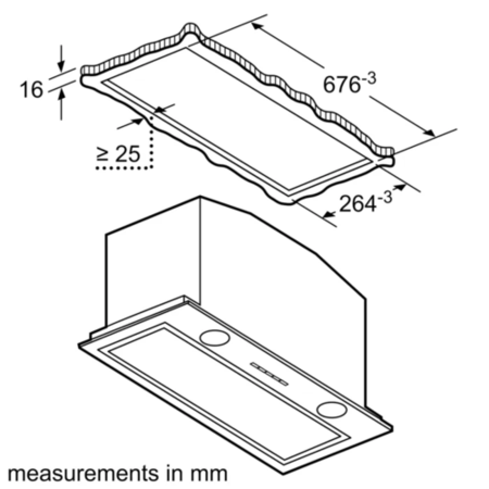 Siemens iQ500 70cm Canopy Cooker Hood - Stainless Steel