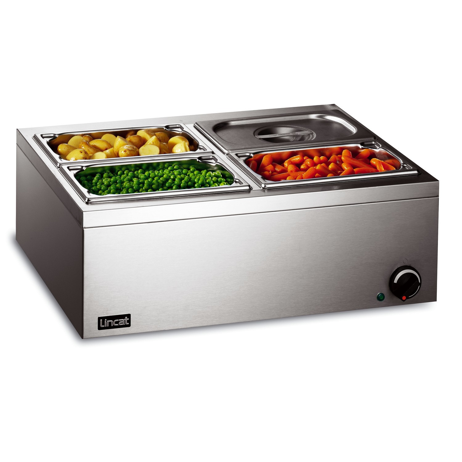 LBM2W Lynx 400 Wet Heat Bain Marie 4 x 1 4 GN Plug 565mm Wide