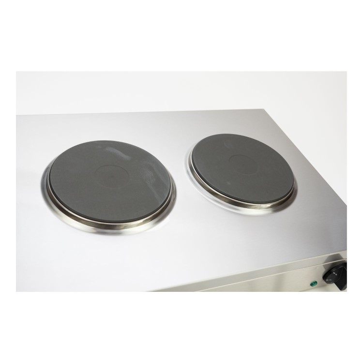 Lincat LBR2 Lynx 400 Twin Plate Countertop Boiling Top - 3kW, Plug in