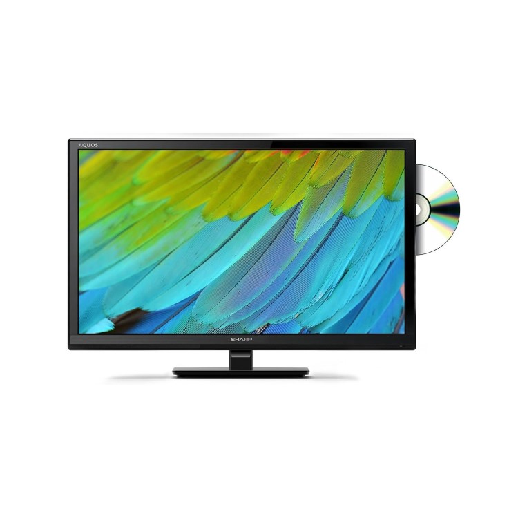 Sharp LC-24DHF4011K 24" 720p HD Ready LED TV and DVD Combi with Freeview HD