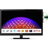 GRADE A2 - Sharp LC-24DHG6001KF 24" Smart LED TV With built in DVD Player