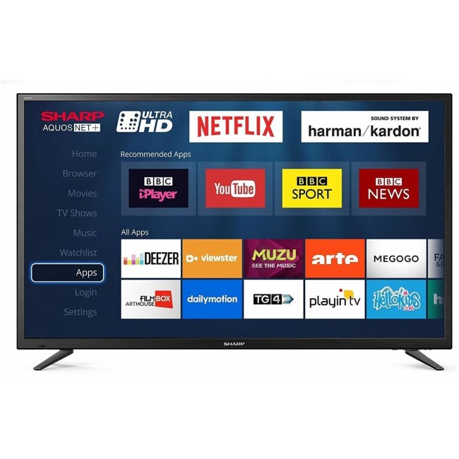 Sharp LC-49CUG8052K 49" 4K Ultra HD LED Smart TV with Freeview HD
