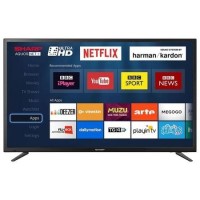 Refurbished Sharp 65" 4K Ultra HD LED Smart TV with Built-in Harmon Kardon Sound System