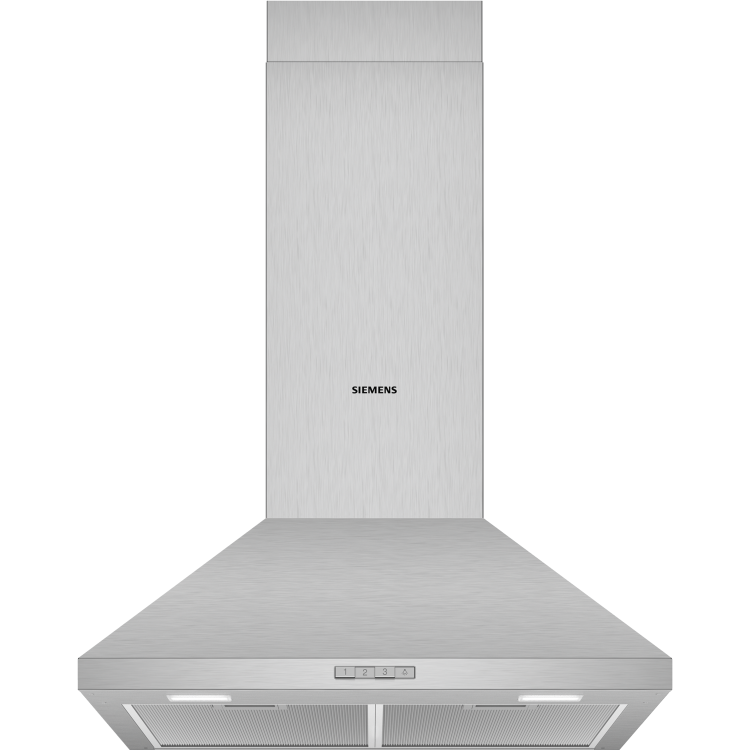 Siemens iQ100 60cm Pyramid Style Chimney Cooker Hood - Stainless Steel