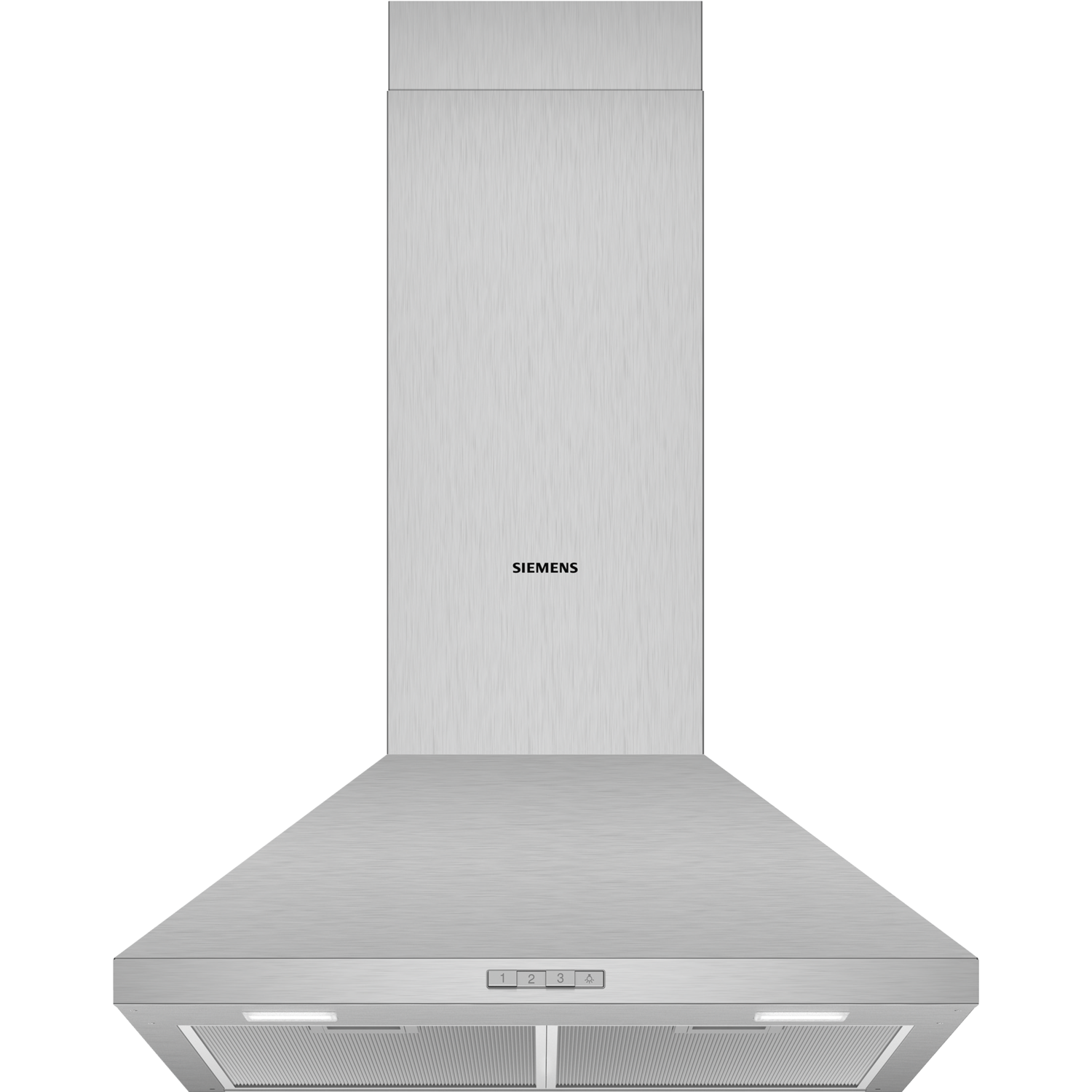 Siemens iQ100 60cm Pyramid Style Chimney Cooker Hood - Stainless Steel