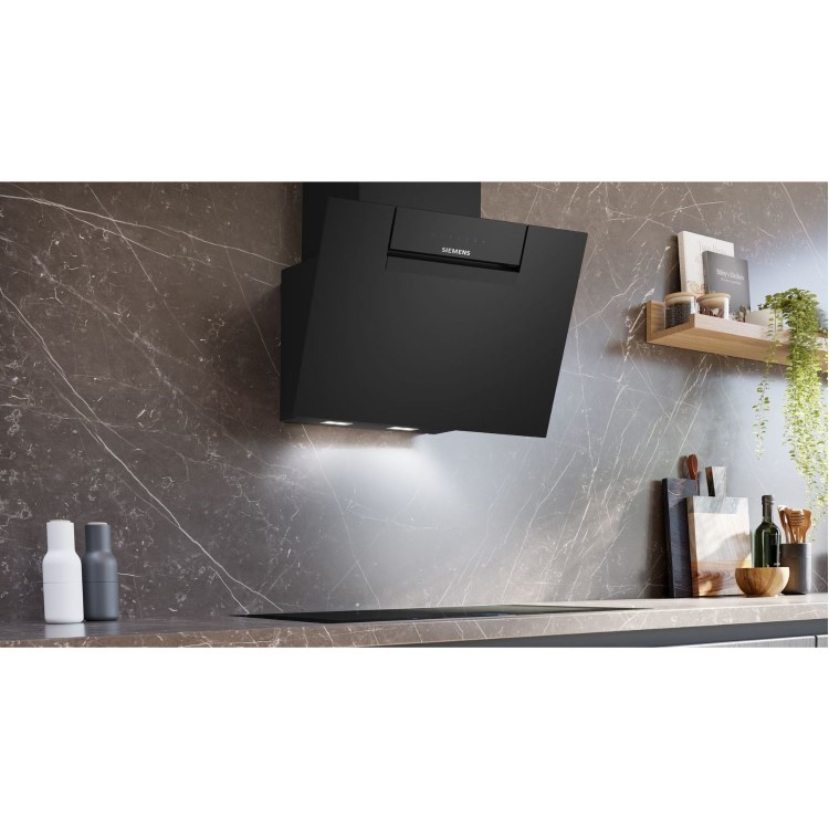 Siemens 60cm Chimney Hood - Black