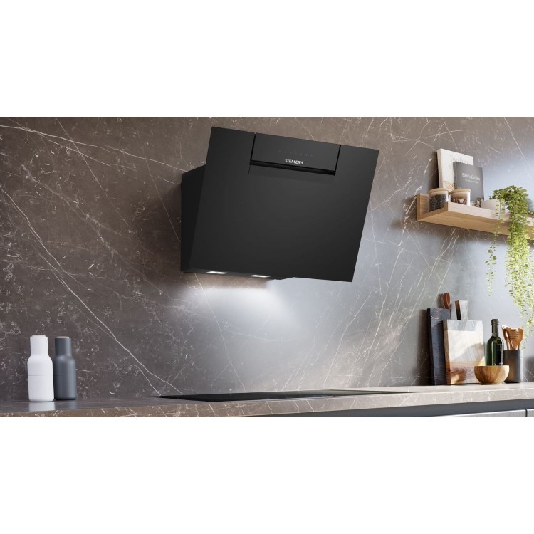Siemens 60cm Chimney Hood - Black