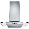 GRADE A1 - Siemens LC68GB542B 60cm Chimney Cooker Hood With Curved Glass Canopy Stainless Steel
