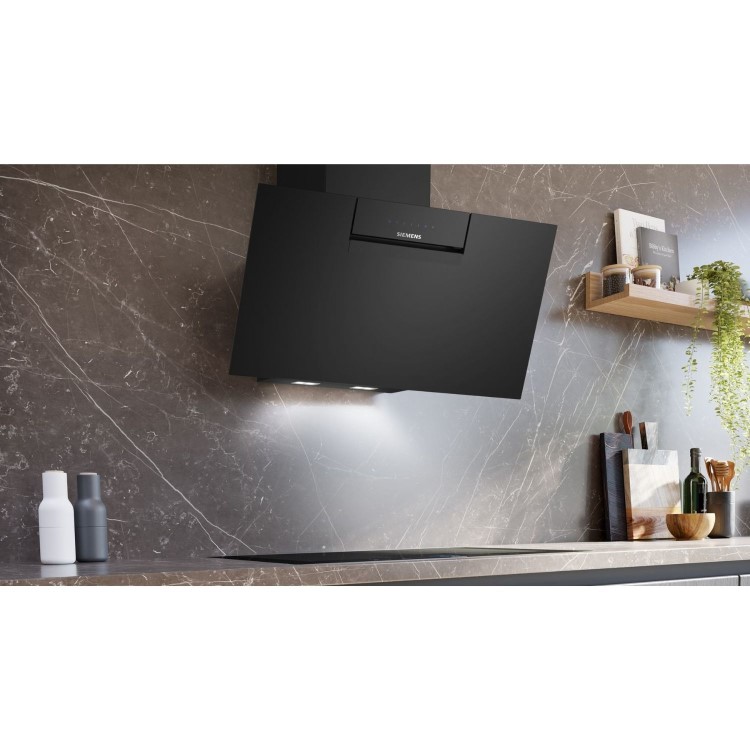 Siemens 80cm Chimney Hood - Black