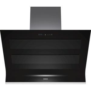 black angled cooker hood 90cm