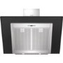SIEMENS LC98KC640B iQ500 Angled Chimney Hood in Stainless Steel and Black Glass